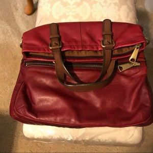 Wine colored Fossil crossbody